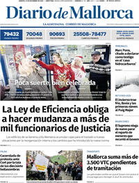 Portada Diario de Mallorca 2025-12-23