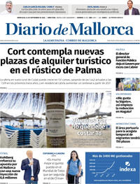Portada Diario de Mallorca 2025-09-24