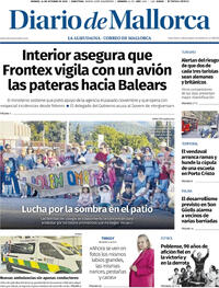 Portada Diario de Mallorca 2025-10-24
