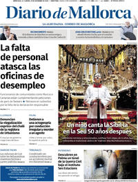 Portada Diario de Mallorca 2025-12-24