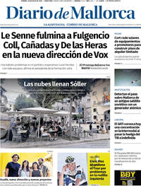 Portada Diario de Mallorca 2025-07-25