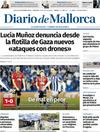 Portada Diario de Mallorca 2025-09-25