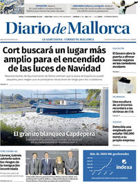 Portada Diario de Mallorca 2025-11-27