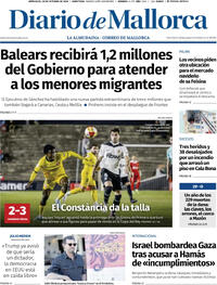 Portada Diario de Mallorca 2025-10-29