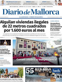Portada periódico Diario de Mallorca