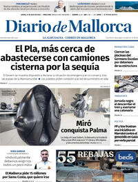 Portada Diario de Mallorca 2025-07-31