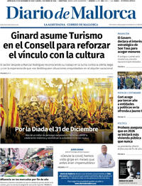 Portada Diario de Mallorca 2025-12-31