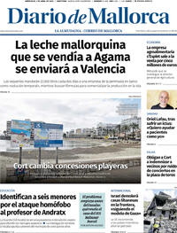 Portada Diario de Mallorca 2026-04-01