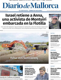 Portada Diario de Mallorca 2026-05-01