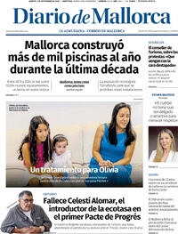 Portada Diario de Mallorca 2026-09-01