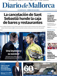 Portada Diario de Mallorca 2026-02-02