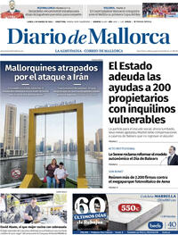 Portada Diario de Mallorca 2026-03-02