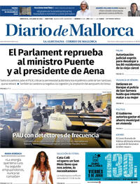 Portada Diario de Mallorca 2026-06-03