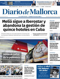 Portada Diario de Mallorca 2026-06-04