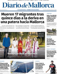 Portada periódico Diario de Mallorca Portada periódico Diario de Mallorca
