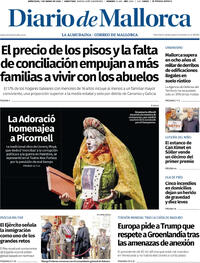 Portada Diario de Mallorca 2026-01-07