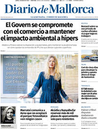 Portada Diario de Mallorca 2026-05-07