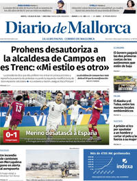 Portada Diario de Mallorca 2026-07-07