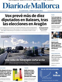 Portada Diario de Mallorca 2026-02-10