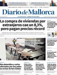 Portada Diario de Mallorca 2026-04-10