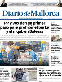 Portada Diario de Mallorca 2026-06-10