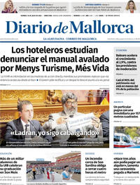 Portada Diario de Mallorca 2026-07-10