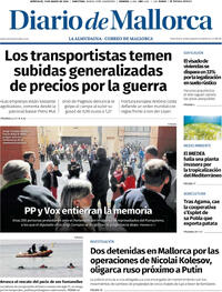 Portada Diario de Mallorca 2026-03-11