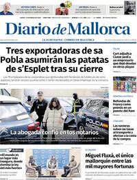 Portada Diario de Mallorca 2026-03-12