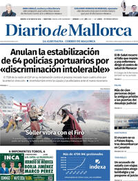 Portada Diario de Mallorca 2026-05-12