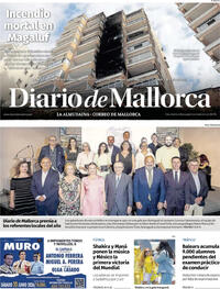 Portada Diario de Mallorca 2026-06-12