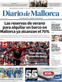 Portada Diario de Mallorca 2026-04-13