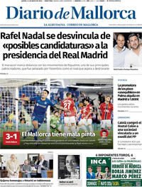 Portada Diario de Mallorca 2026-05-14