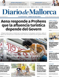 Portada Diario de Mallorca 2026-07-14