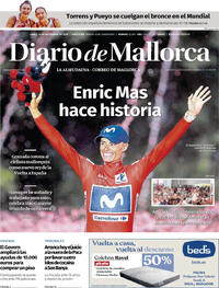 Portada Diario de Mallorca 2026-09-14