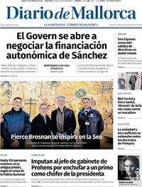 Portada Diario de Mallorca 2026-01-15