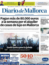 Portada Diario de Mallorca 2026-06-15