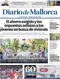 Portada Diario de Mallorca 2026-02-16