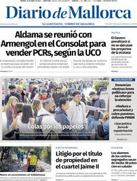 Portada Diario de Mallorca 2026-04-17