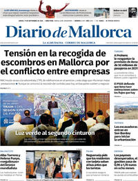 Portada Diario de Mallorca 2026-09-17