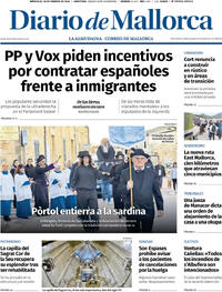Portada Diario de Mallorca 2026-02-18