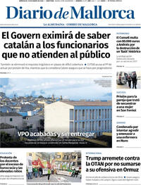 Portada Diario de Mallorca 2026-03-18
