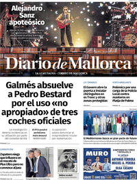 Portada Diario de Mallorca 2026-06-18
