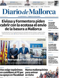 Portada Diario de Mallorca 2026-03-19