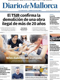 Portada Diario de Mallorca 2026-08-19