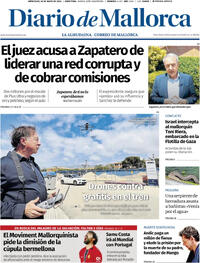 Portada Diario de Mallorca 2026-05-20