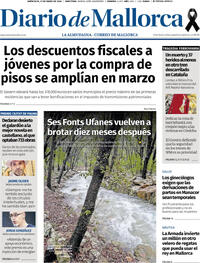 Portada Diario de Mallorca 2026-01-21
