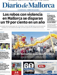 Portada Diario de Mallorca 2026-02-23