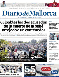 Portada Diario de Mallorca 2026-03-23