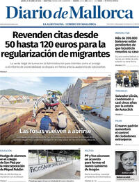 Portada Diario de Mallorca 2026-04-23