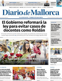 Portada Diario de Mallorca 2026-04-24